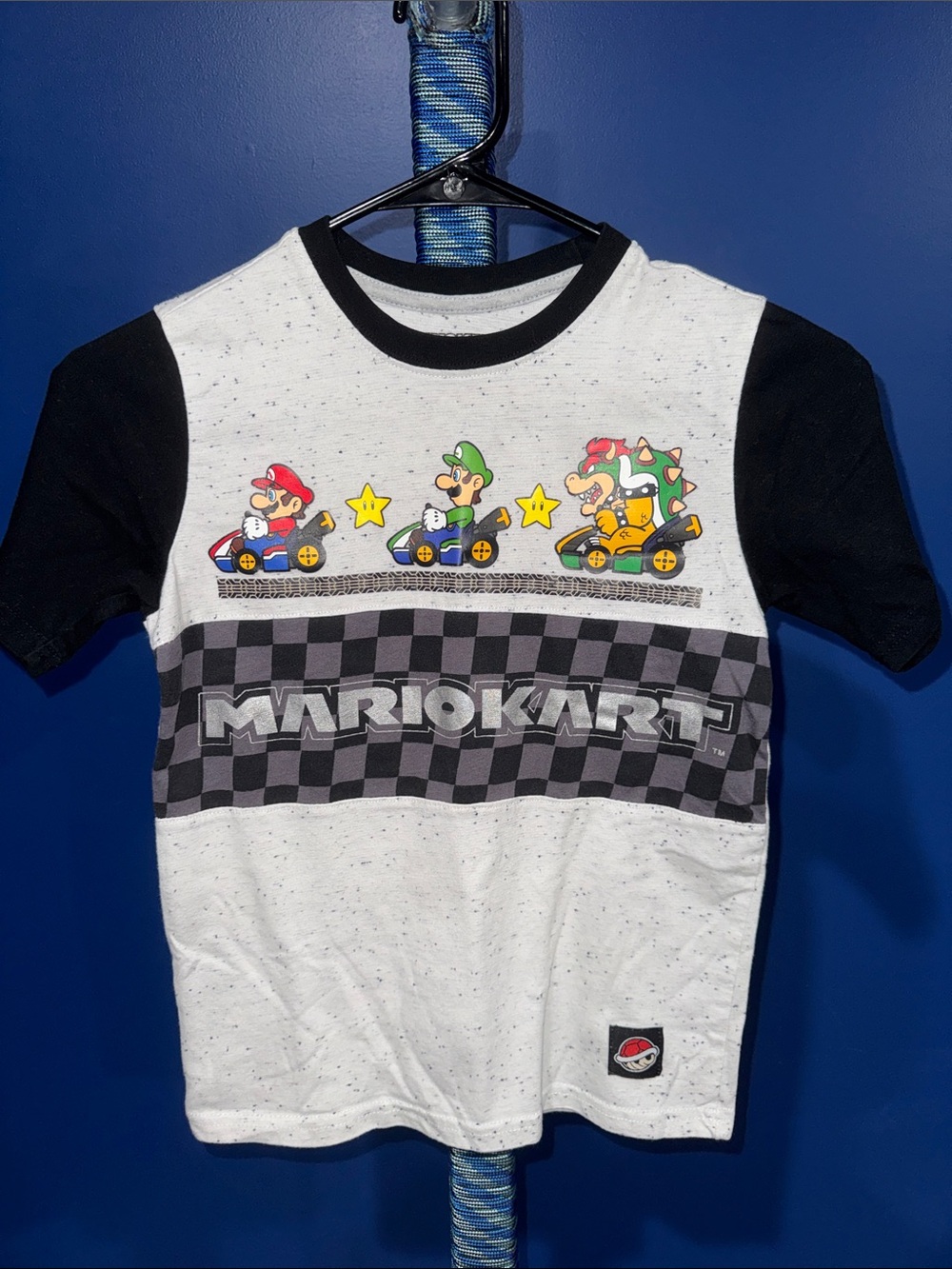 Nintendo Mario Kart - Speckled Graphic Tee Boys Size 8
